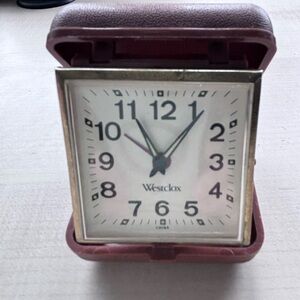 Westclox vintage travel clock